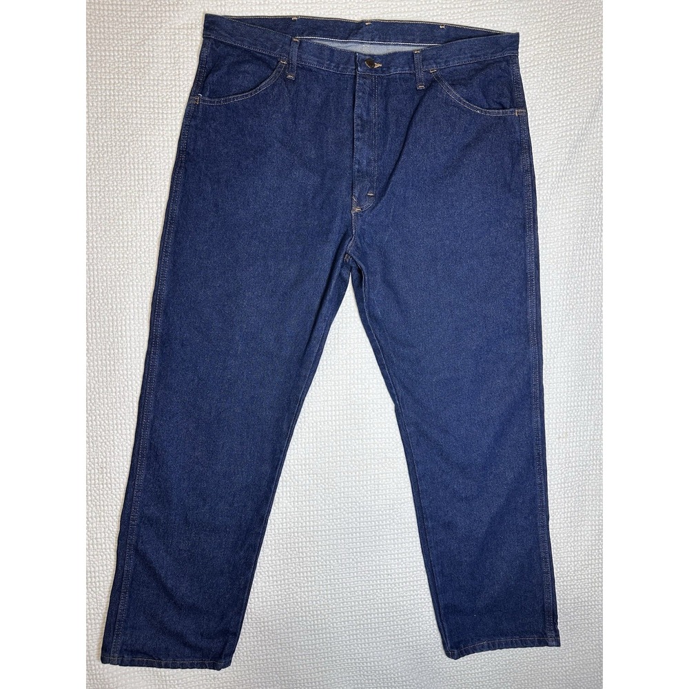Rustler by Wrangler Men's Jeans 40x30 Regular Fit Straight Leg Dark Blue NWT